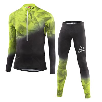 Превью  Комбинезон лыжный LOEFFLER Worldcup Black/Light Green